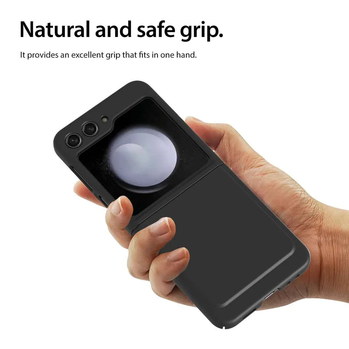 Araree Z Flip 5 Aero Flex Case With Dual Layer Protection - Black Araree Z Flip 5 Aero Flex Case With Dual Layer Protection - Black
